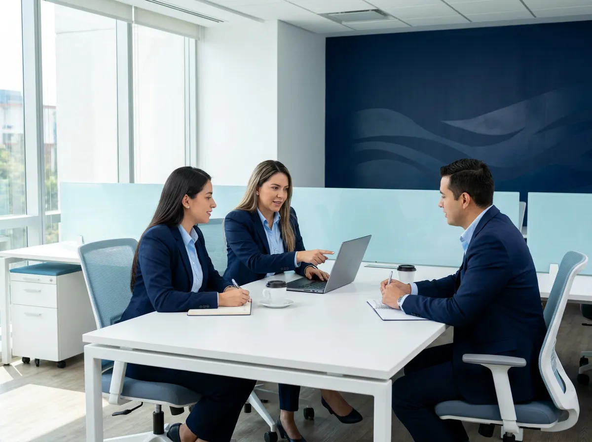 Equipo de trabajo en oficina (imagen ilustrativa del sector)